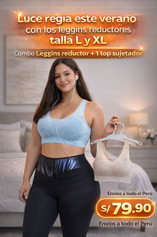 COMBO LEGGINS + TOP SUJETADOR 5 D